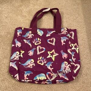 NWT Seaworld Purple Tote Bag
